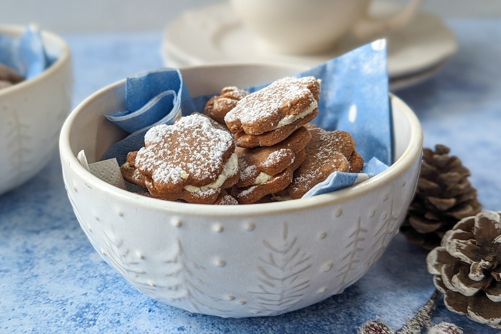 Schokoplätzchen mit Kokosfüllung